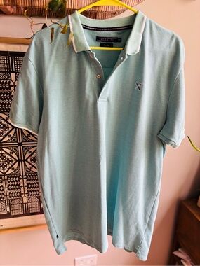 Regatta Mint Green Men’s Polo Shirt Paddle/Oars logo